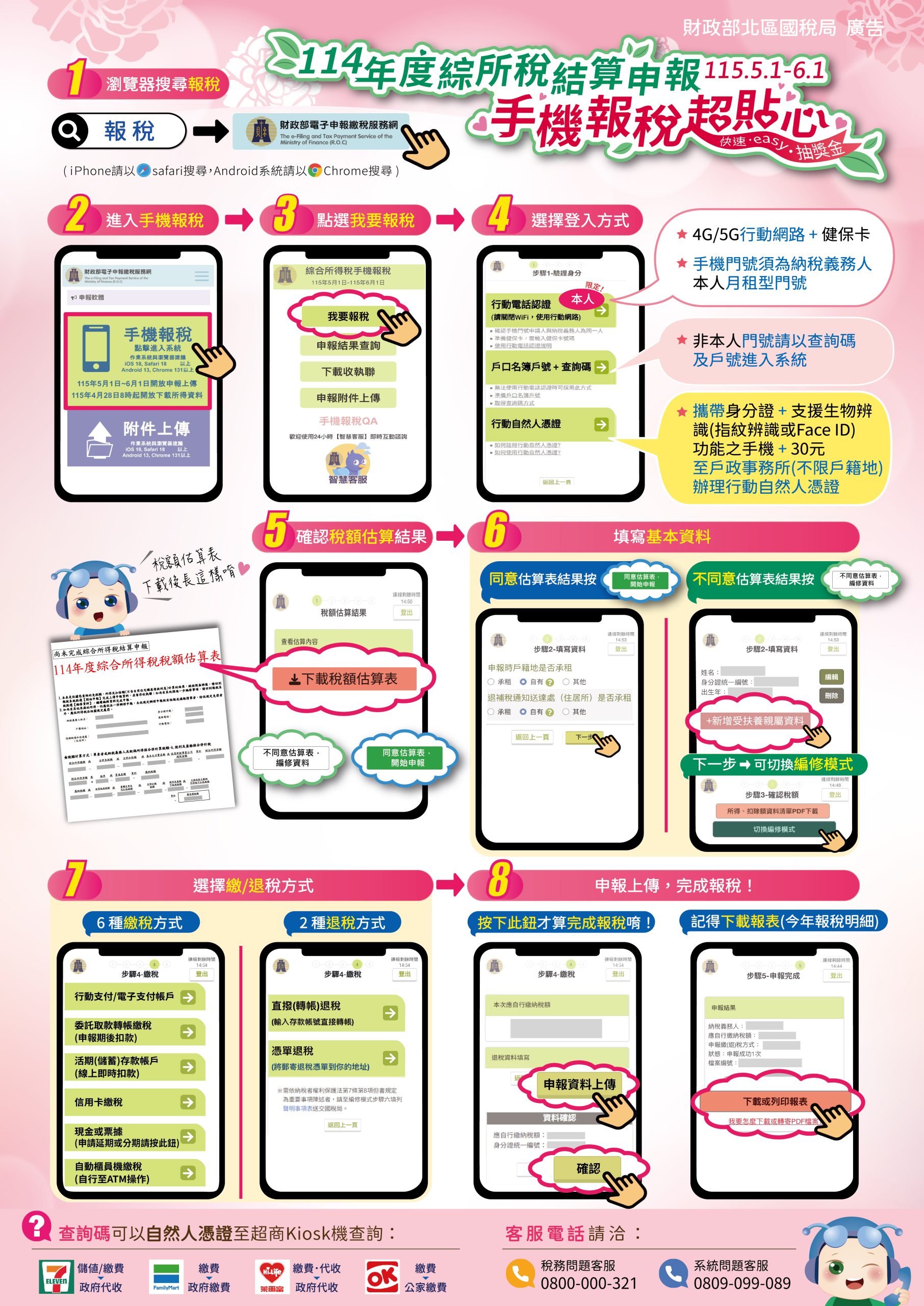 手機報稅海報